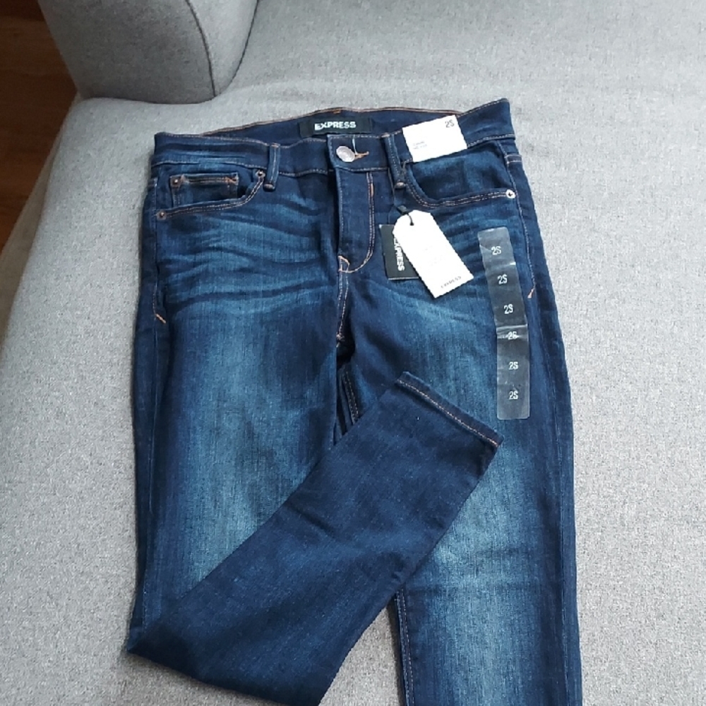 NWT Express Women's Dark Blue Jeans